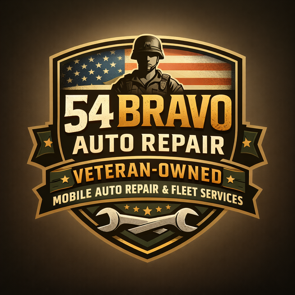 54 Bravo Auto Repair company logo - Veteran-Owned Mobile Auto Repair & Fleet Services